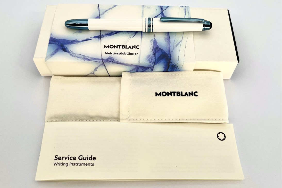 Montblanc MB129398 Meisterstuck 145 Glacier Classique White